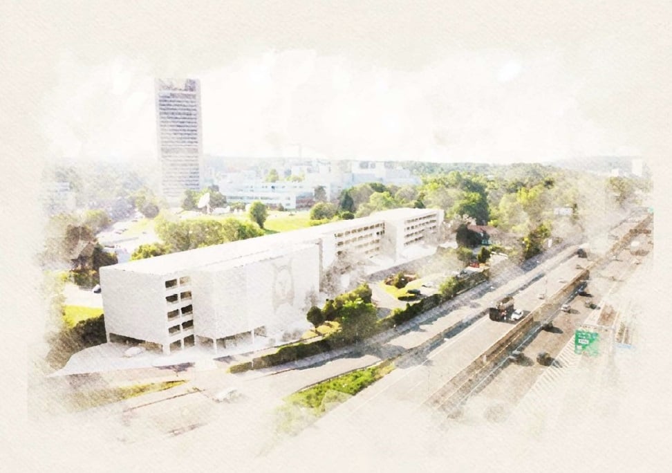 Na obrázku projekt plánovaného záchytného parkoviska pri ZOO.