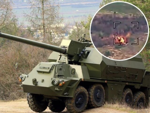 Zuzana 2, ruské 152 mm delo,