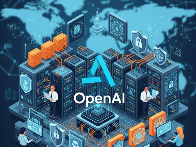 Open AI a kybernetická bezpečnosť - obrázok vytvorený umelou inteligenciou