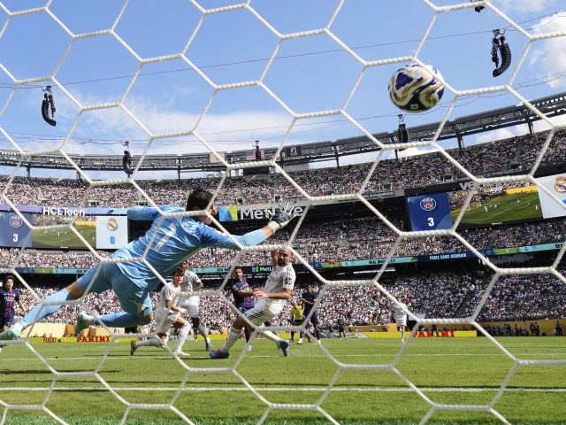 APTOPIX CWC PSG Real Madrid Soccer courtois
