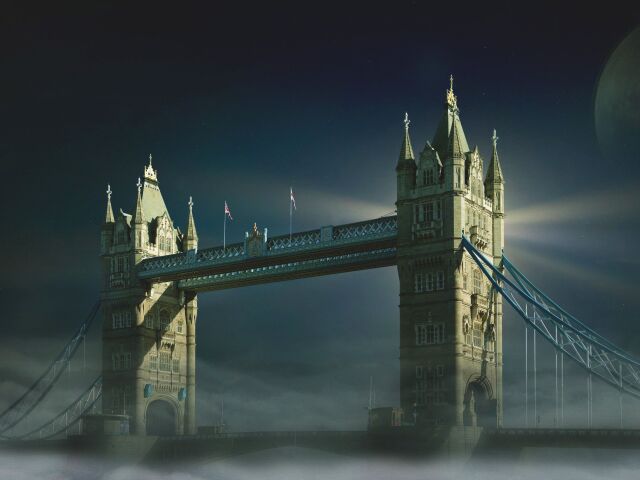 Londýn, Veľká Británia, Tower Bridge, rieka Temža