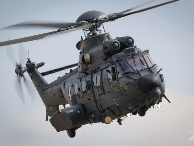 Maďarský vojenský vrtuľník Airbus H225M