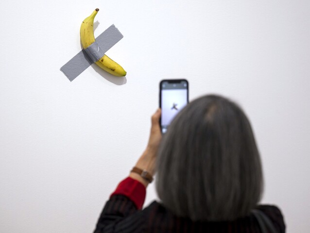 banán, Komediant, Maurizio Cattelan