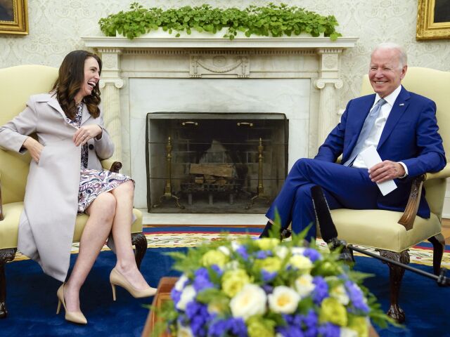 Jacinda Ardernová, Joe Biden