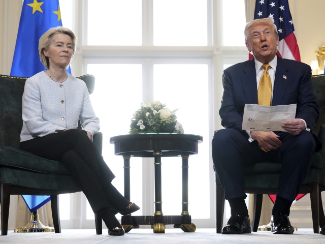 Ursula von der Leyenová / Donald Trump /