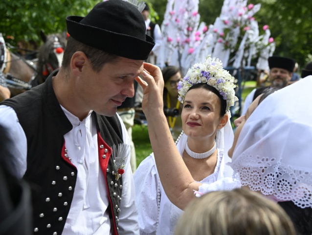 Svadba v Terchovej Janosikove dni