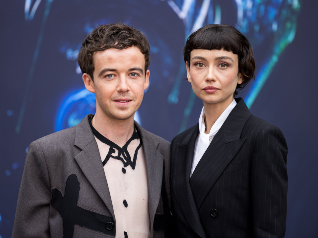 Alex Lawther and Sydney Chandler attend the European Premiere of Disney+ FX's 'Alien: Earth' at the Barbican Centre, London on July 29th, 2025. (Photo by StillMoving.Net for The Walt Disney Company