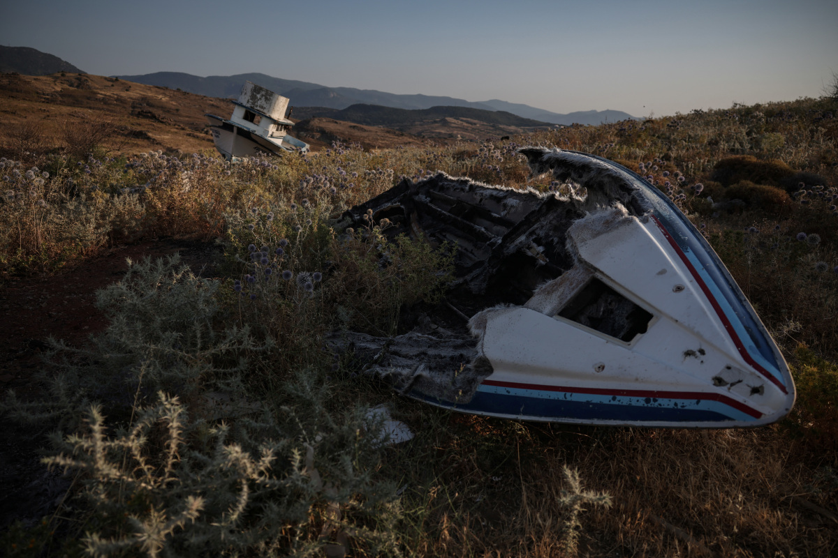 Lesbos, Grécko, migrácia
