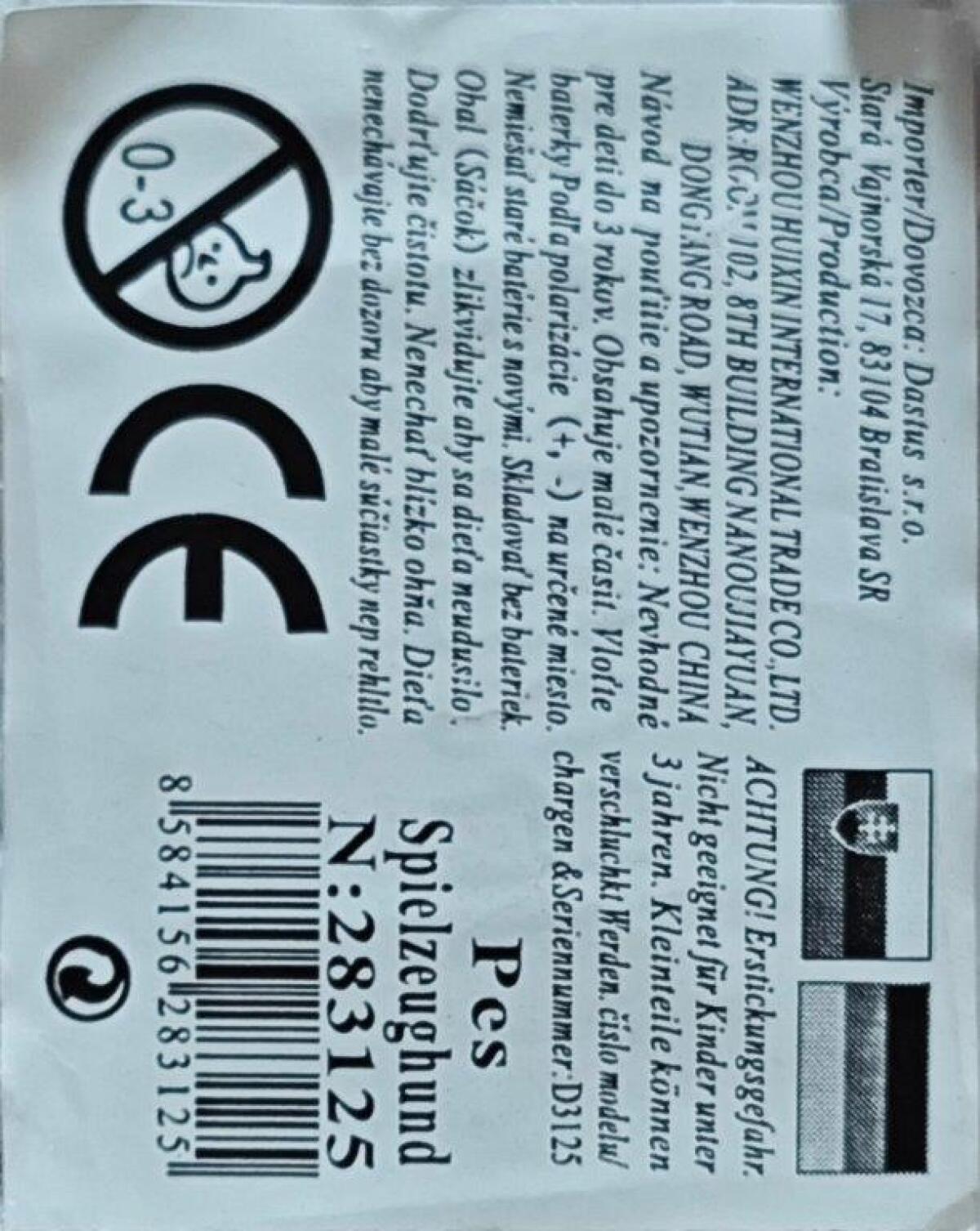 detska hracka - plysovy psik na baterky c3