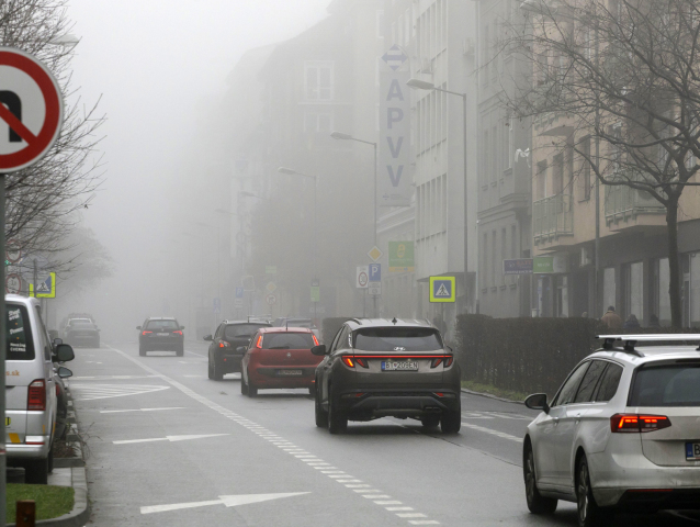 Bratislava  počasie hmla smog