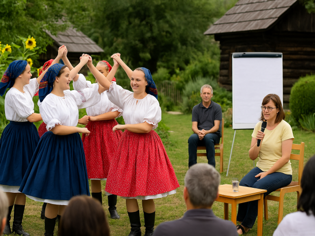 komunitná záhrada, diskusia, folklór, NEPOUŽÍVAŤ