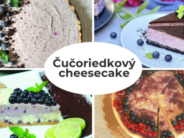 10x čučoriedkový cheesecake: Pečený či nepečený, podávajte vždy vychladený!
