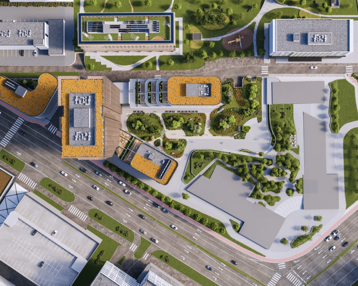 Celkovy pohlad na development. Zdroj Ister Tower
