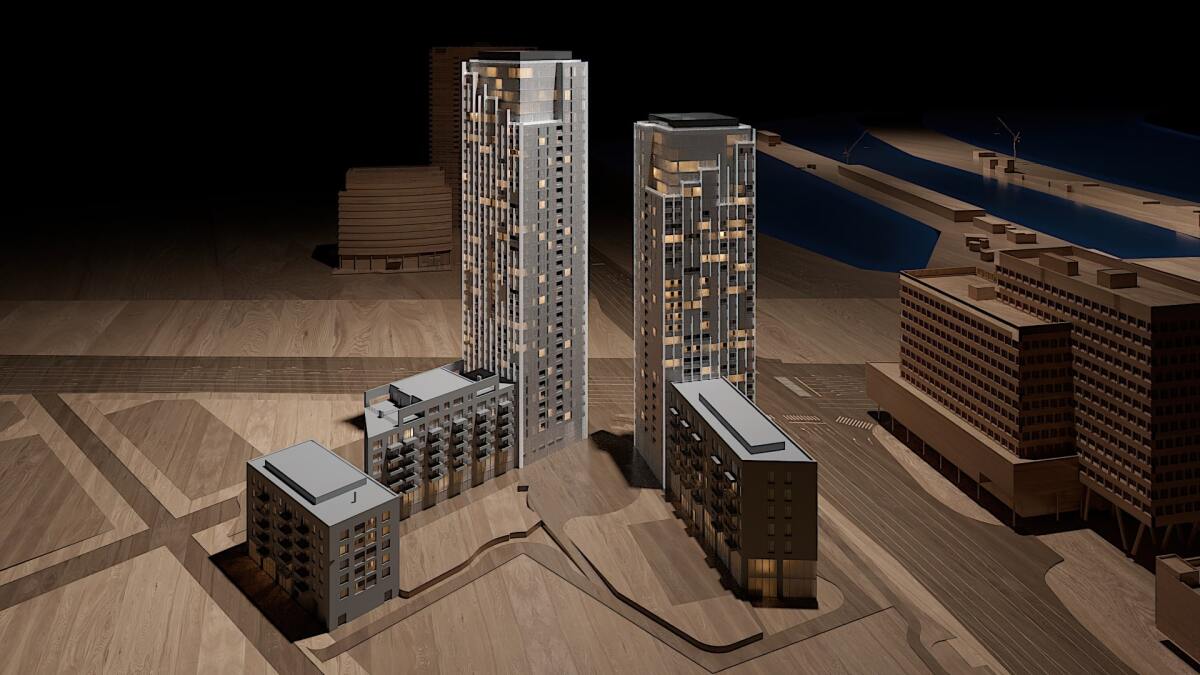 Portum Towers maketa