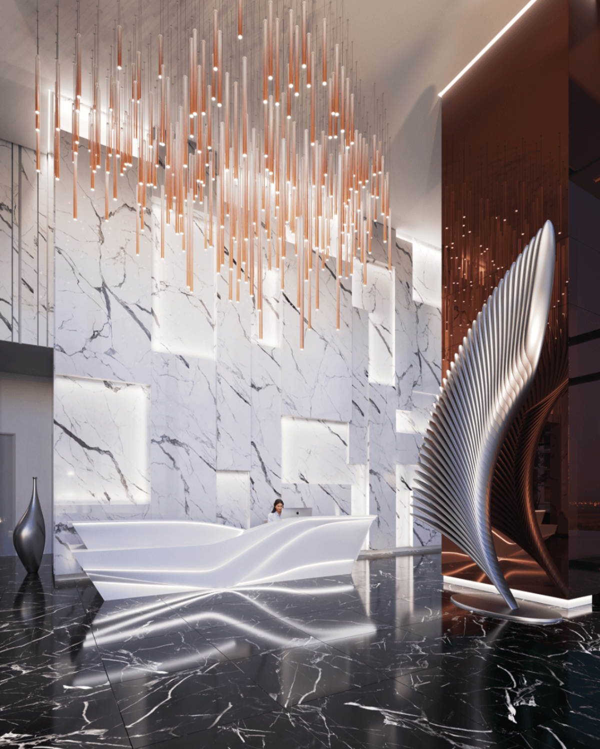 Portum Towers vstupne lobby