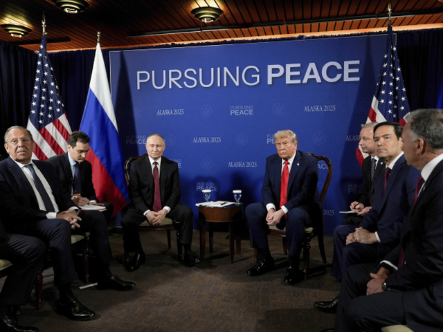 Donald Trump a Vladimir Putin