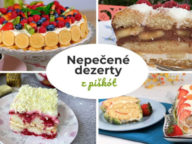 Dobroty z chladničky: 10x nepečené dezerty z piškót. Rýchle, jednoduché, svieže