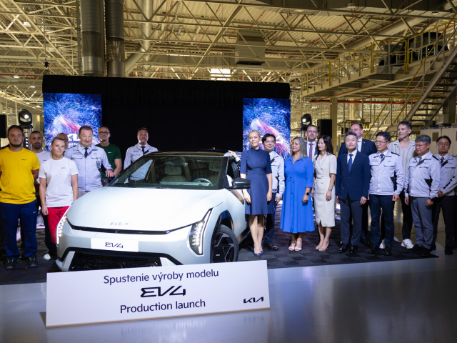 Kia Žilina: zahájenie výroby nového modelu Kia EV4