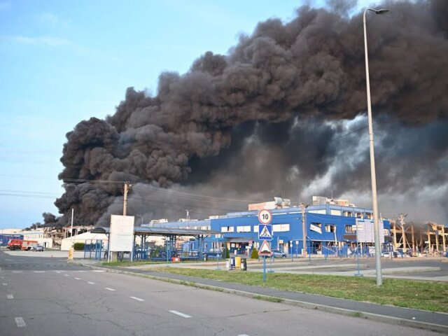 Mukačevo po ruskom útoku 21. augusta 2025