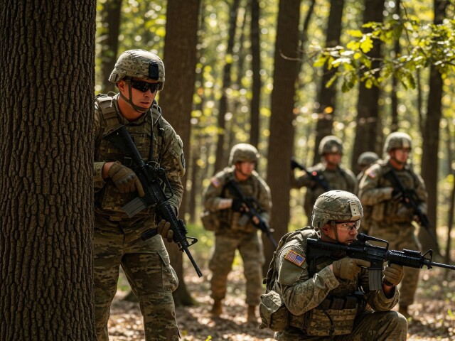 Vojaci US Army - obrázok vytvorený AI