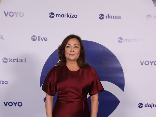 Herečka Dagmar Sanitrová. 