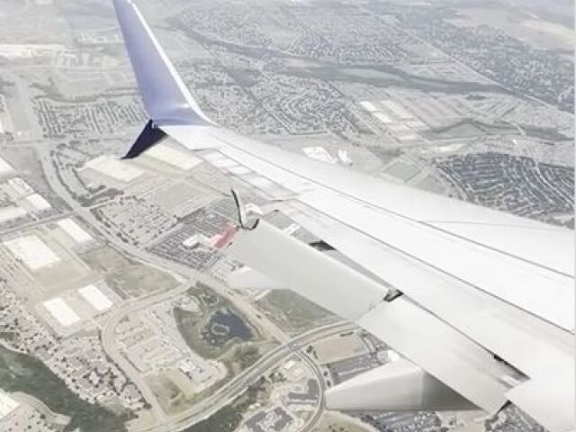 lietadlo, Delta airlines, krídlo, zlomené krídlo