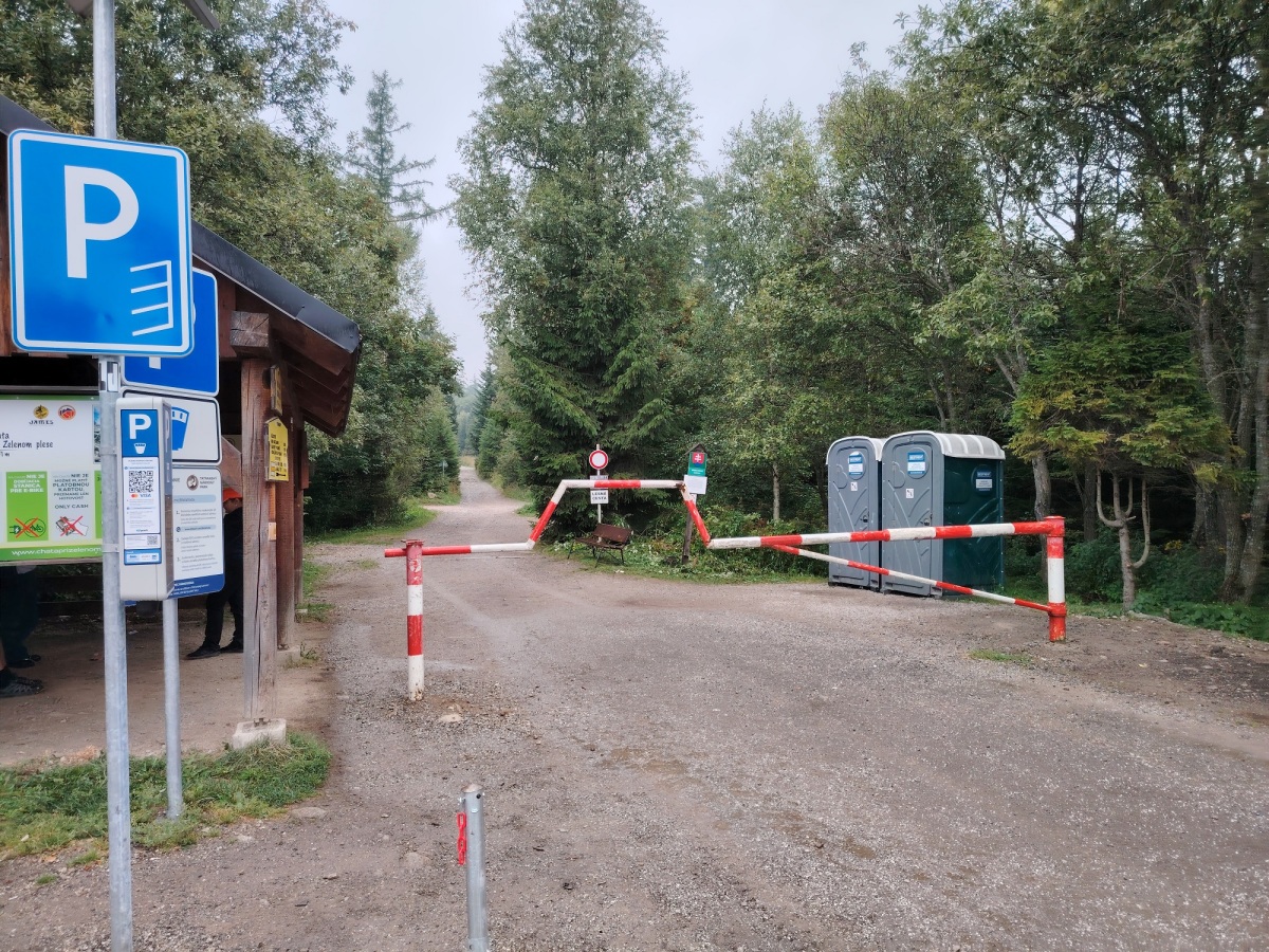 Biela Voda, parkovisko