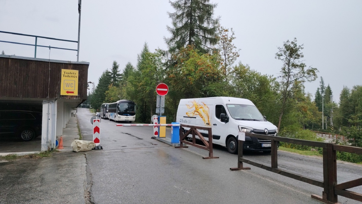 centrálne parkovisko, Štrbské Pleso