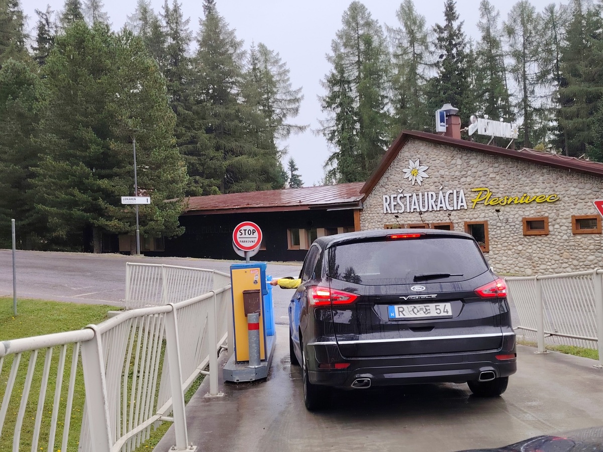 centrálne parkovisko, Štrbské Pleso