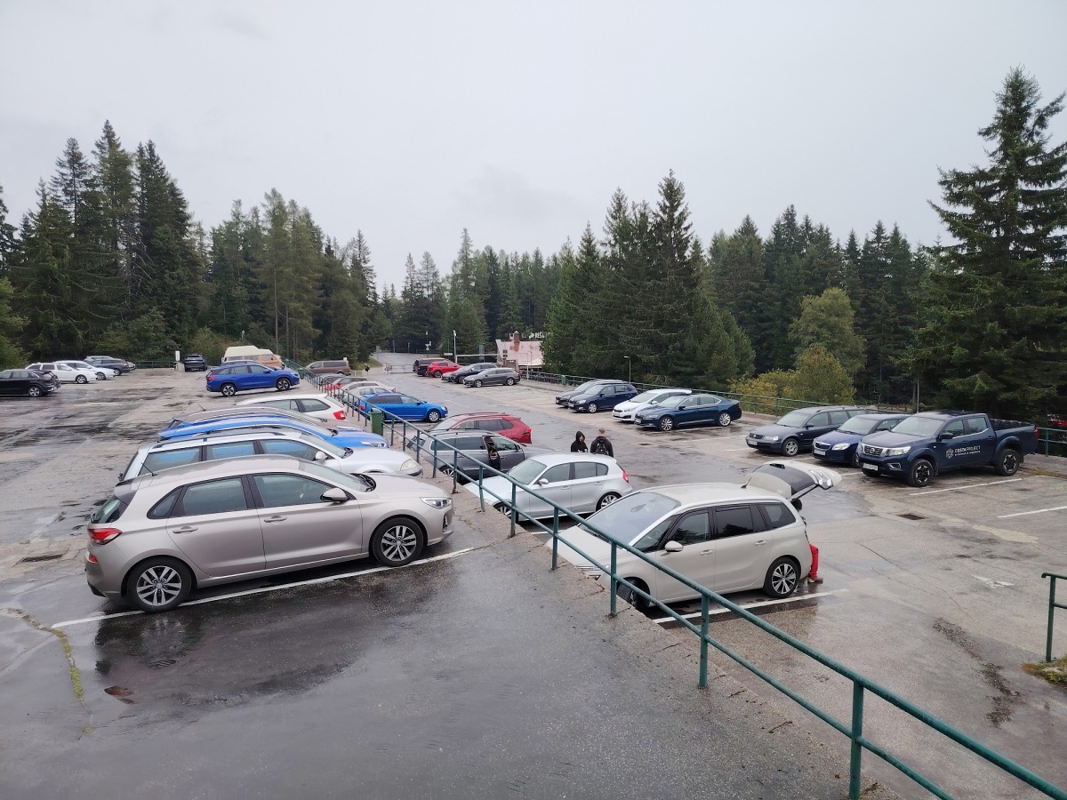 centrálne parkovisko, Štrbské Pleso