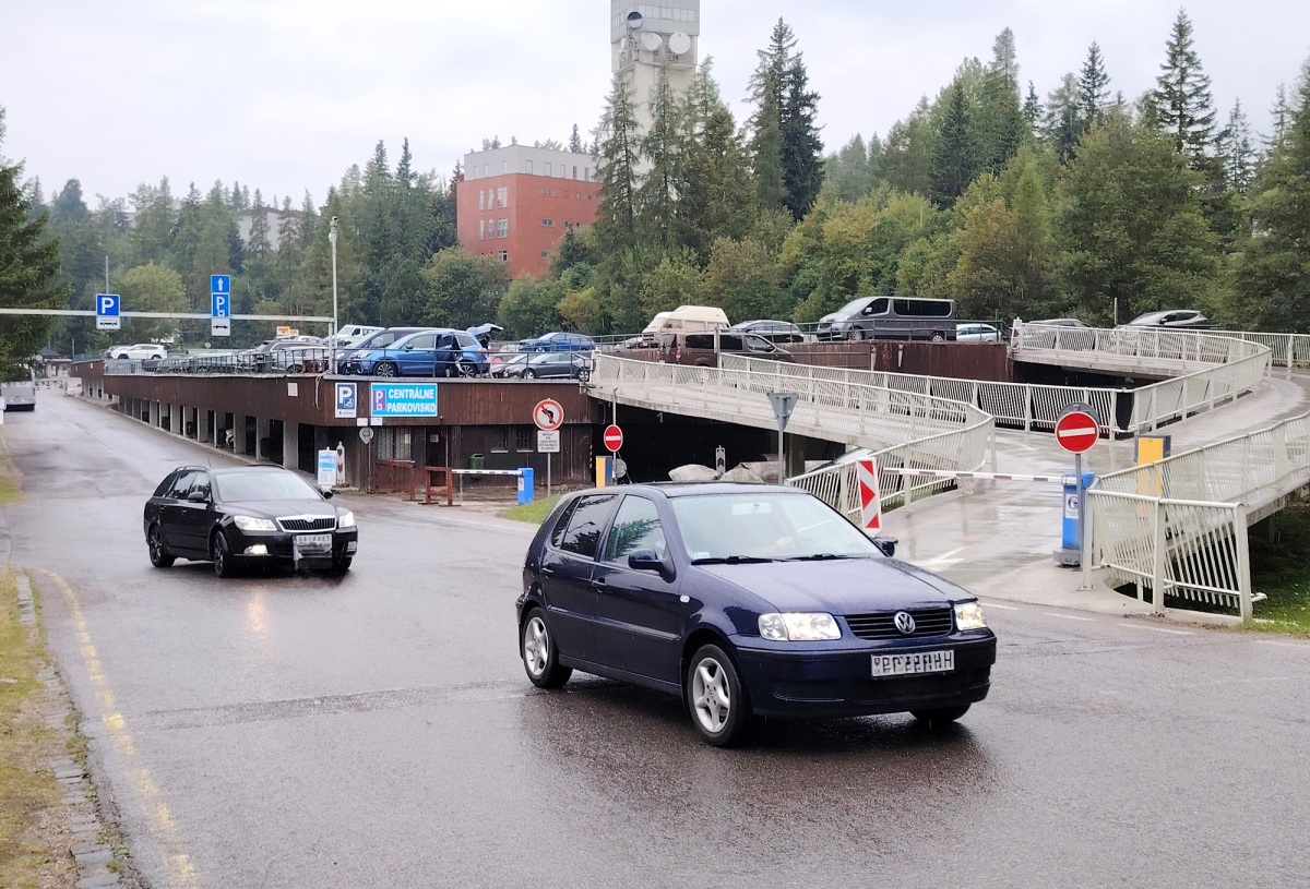 centrálne parkovisko, Štrbské Pleso