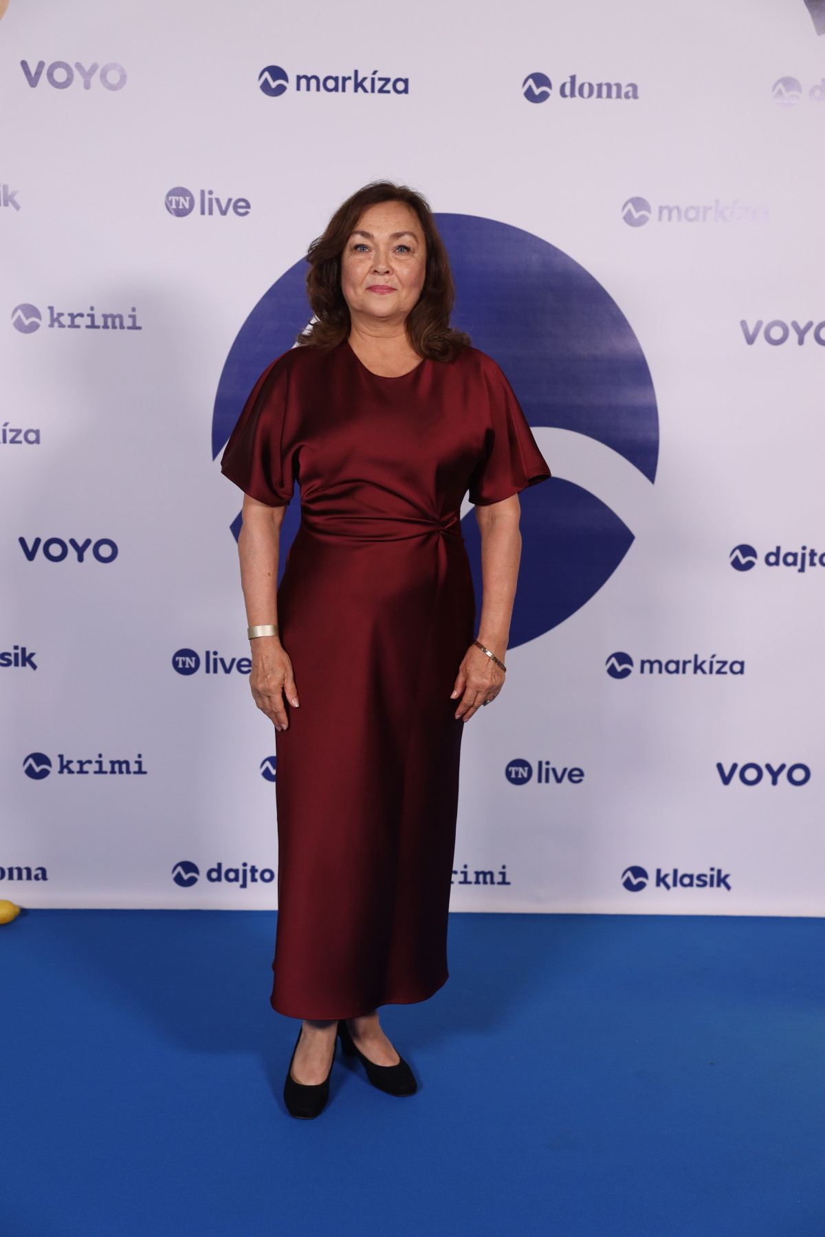 Herečka Dagmar Sanitrová. 