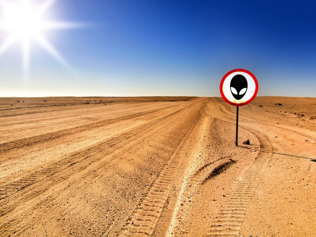 mimozemšťania, UFO, púšť, Area 51, Oblasť 51,