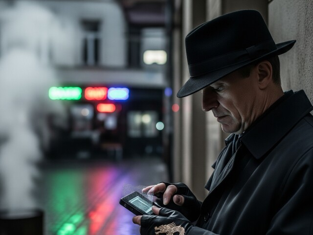 Špión - obrázok vytvorený AI