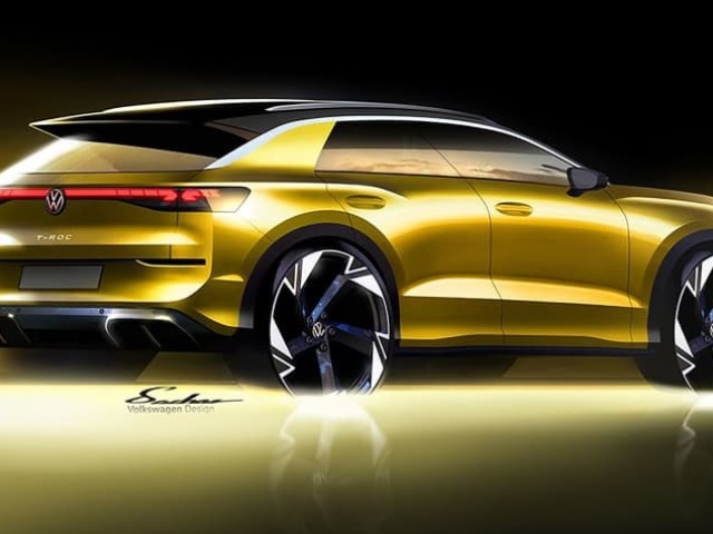VW T-Roc - skice 2025