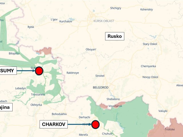 Sumy a Charkov, Ukrajina. SItuácia k 25. augustu 2025