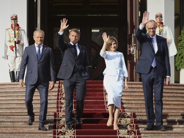 Tusk, Macron, Sandu, Merz, Moldavsko