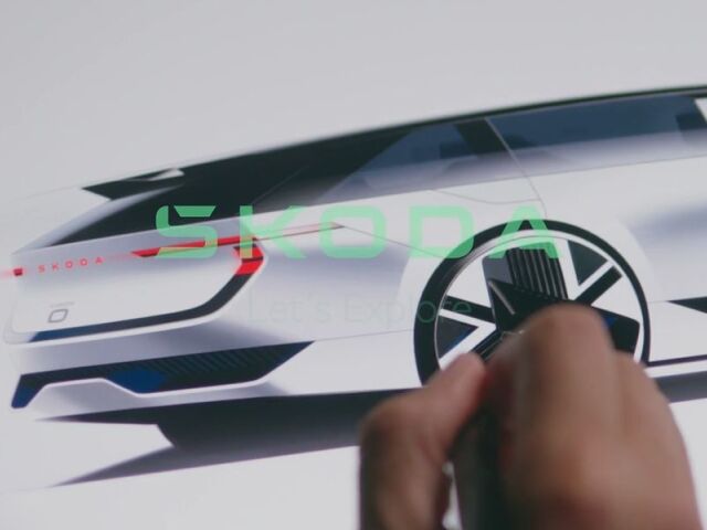 Škoda Vision O - skice 2025