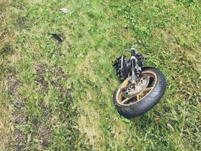 Nehoda motocyklistu pod čertovicou