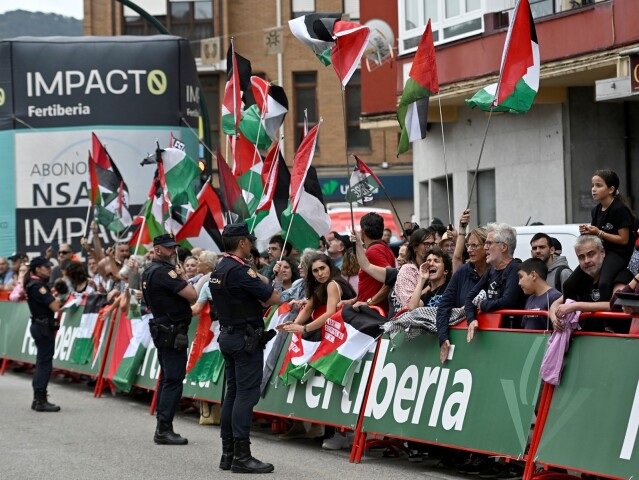 propalestínski demonštranti