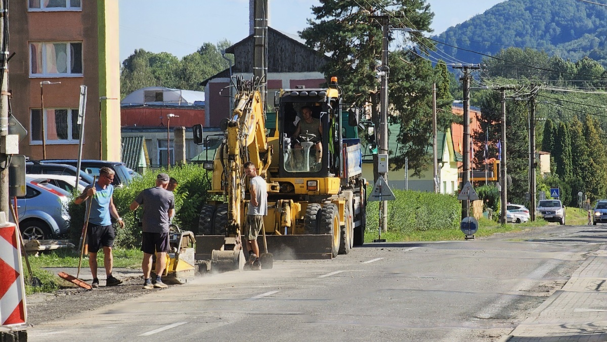 Vystavba noveho vodovodu v Tisovci
