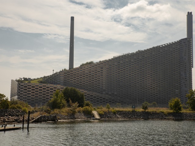 spaľovňa odpadov, ZEVO, Amager Bakke, Kodaň, Dánsko