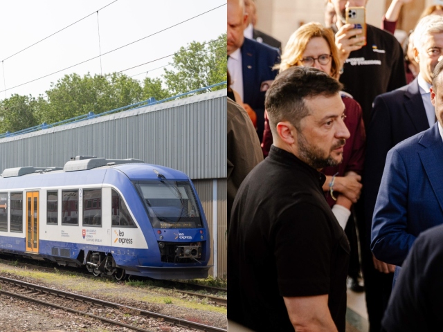 kolaz vlaky ukrajina robo huttner a ZSSK