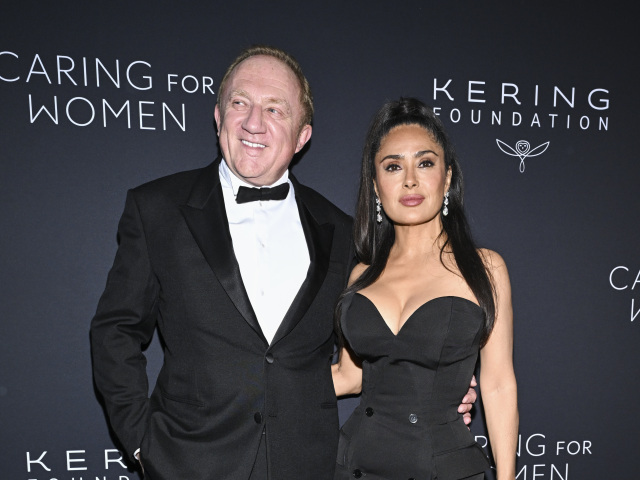 Podnikateľ François-Henri Pinault a jeho manželka Salma Hayek.