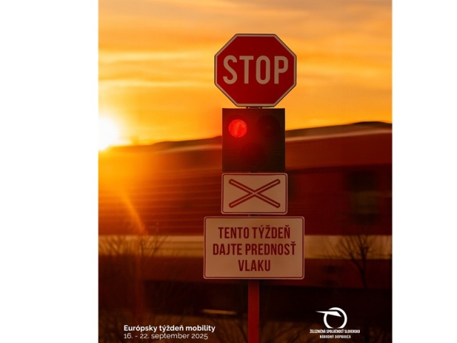 Dajte prednost vlaku - Europsky tyzden mobility 16. - 22. september