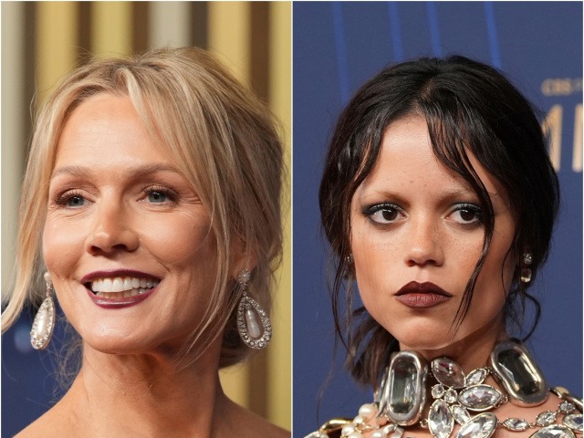 Herečka Jennie Garth (vľavo) a herečka Jenna Ortega.