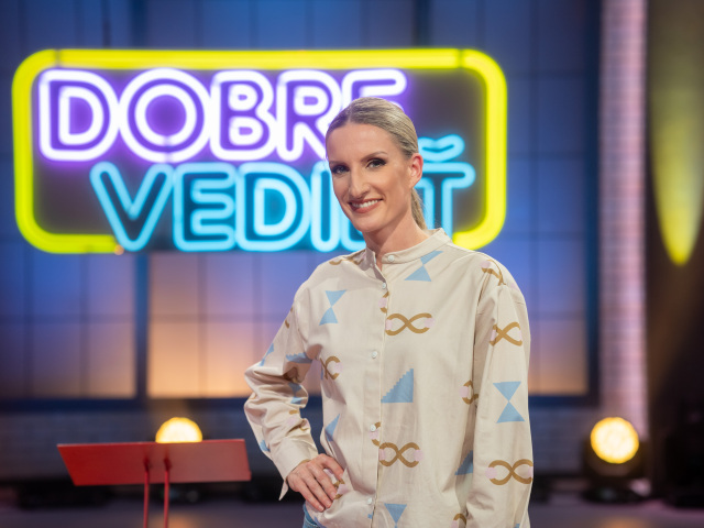 Moderátorka Adela Vinczeová. 