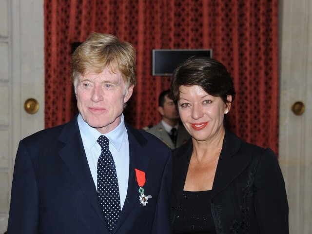 Herec a režisér Robert Redford a jeho druhá manželka Sibylle Szaggars v roku 2010.