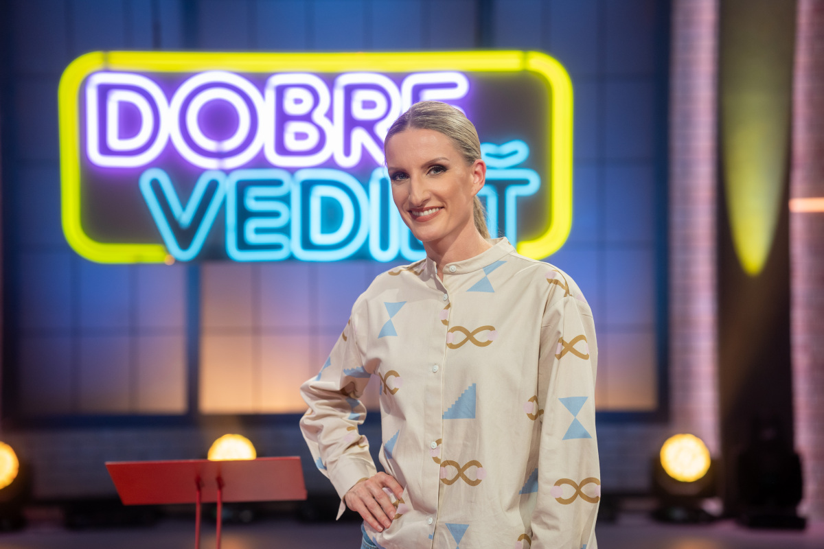 Moderátorka Adela Vinczeová. 