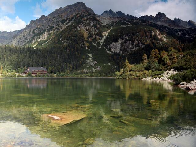 Vysoké Tatry, hory, Lomnica, pleso